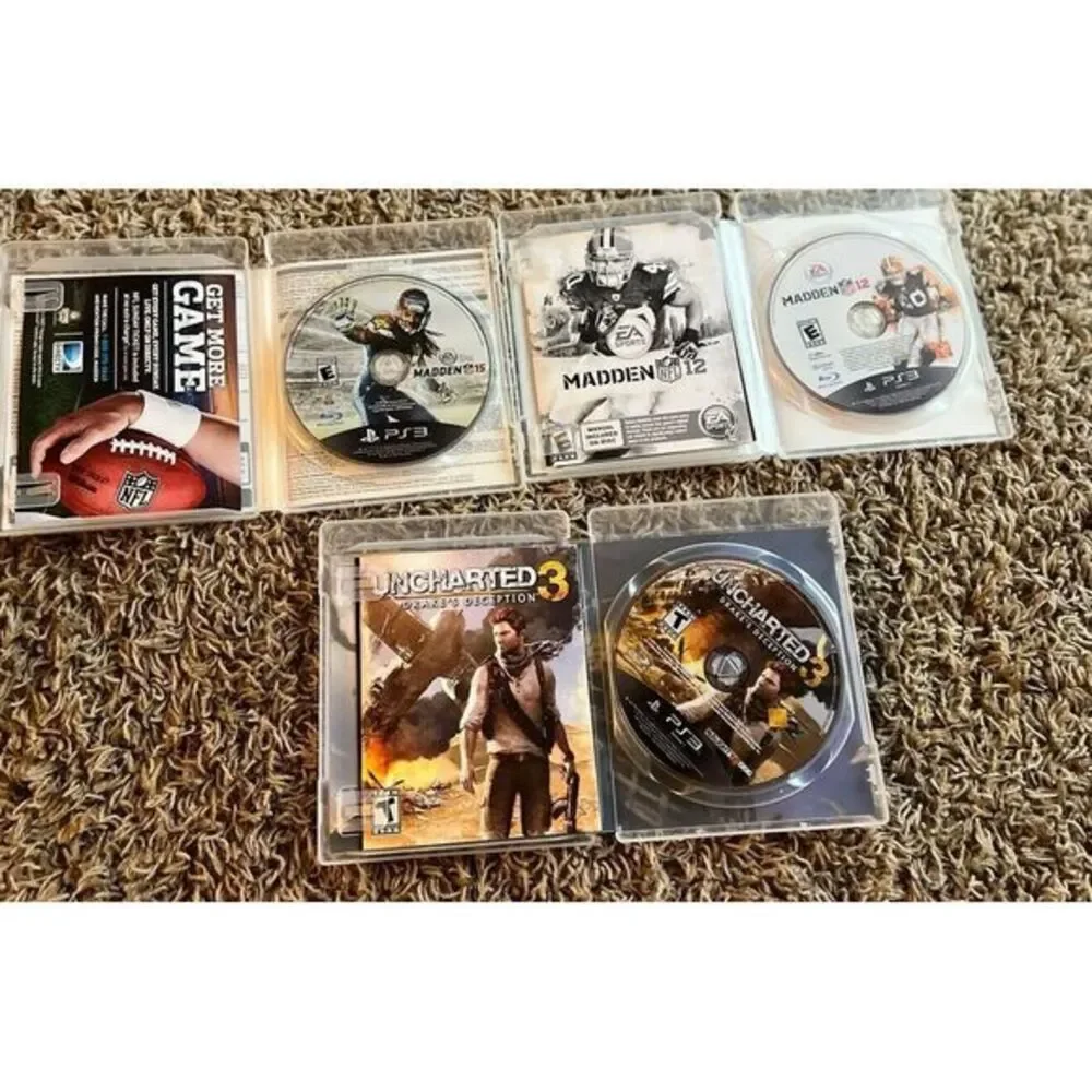Lot Of 14 PlayStation 3 PS3 Games Madden, Call‎ Of Duty, Fight Night, Etc.